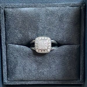 David Yurman Petite Albion® Ring with Pavé Diamonds